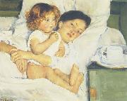 Breakfast in Bed Mary Cassatt